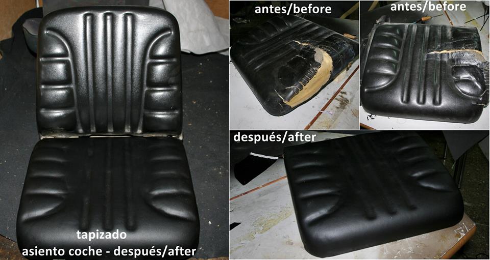 tapizado asiento de coche